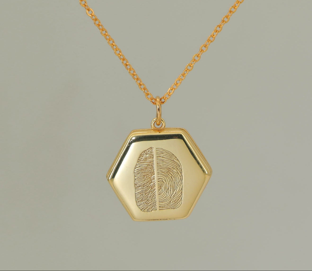 Maelle Locket – Double Fingerprints