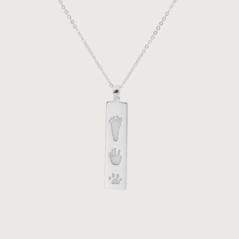 Brielle Necklace — Handprint, Footprint & Paw Print