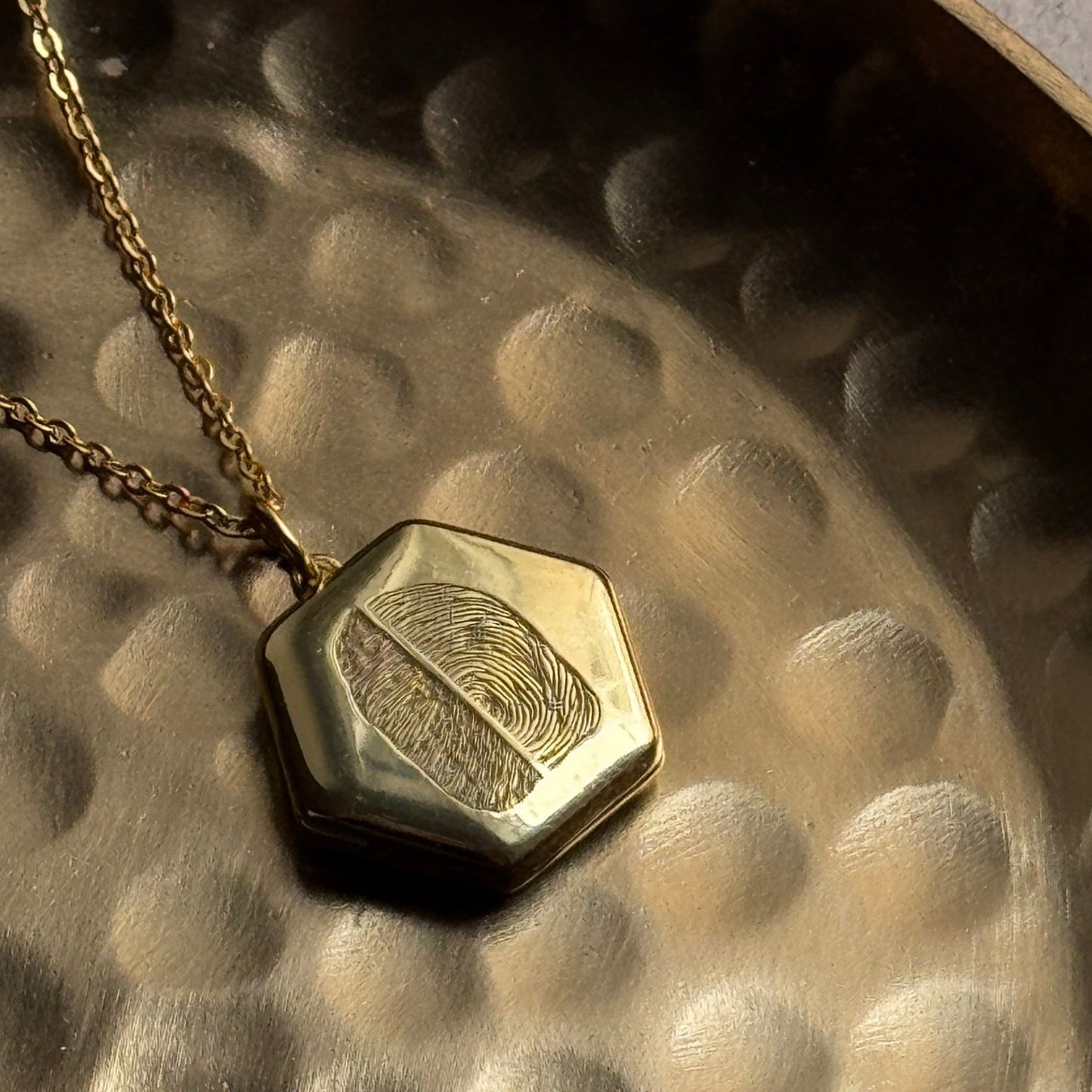 Maelle Locket – Double Fingerprints