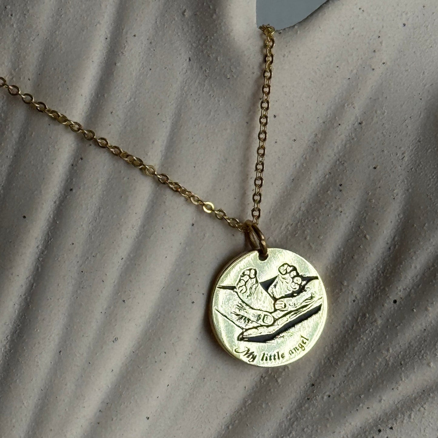 Aurelia Necklace — Photo Engraving
