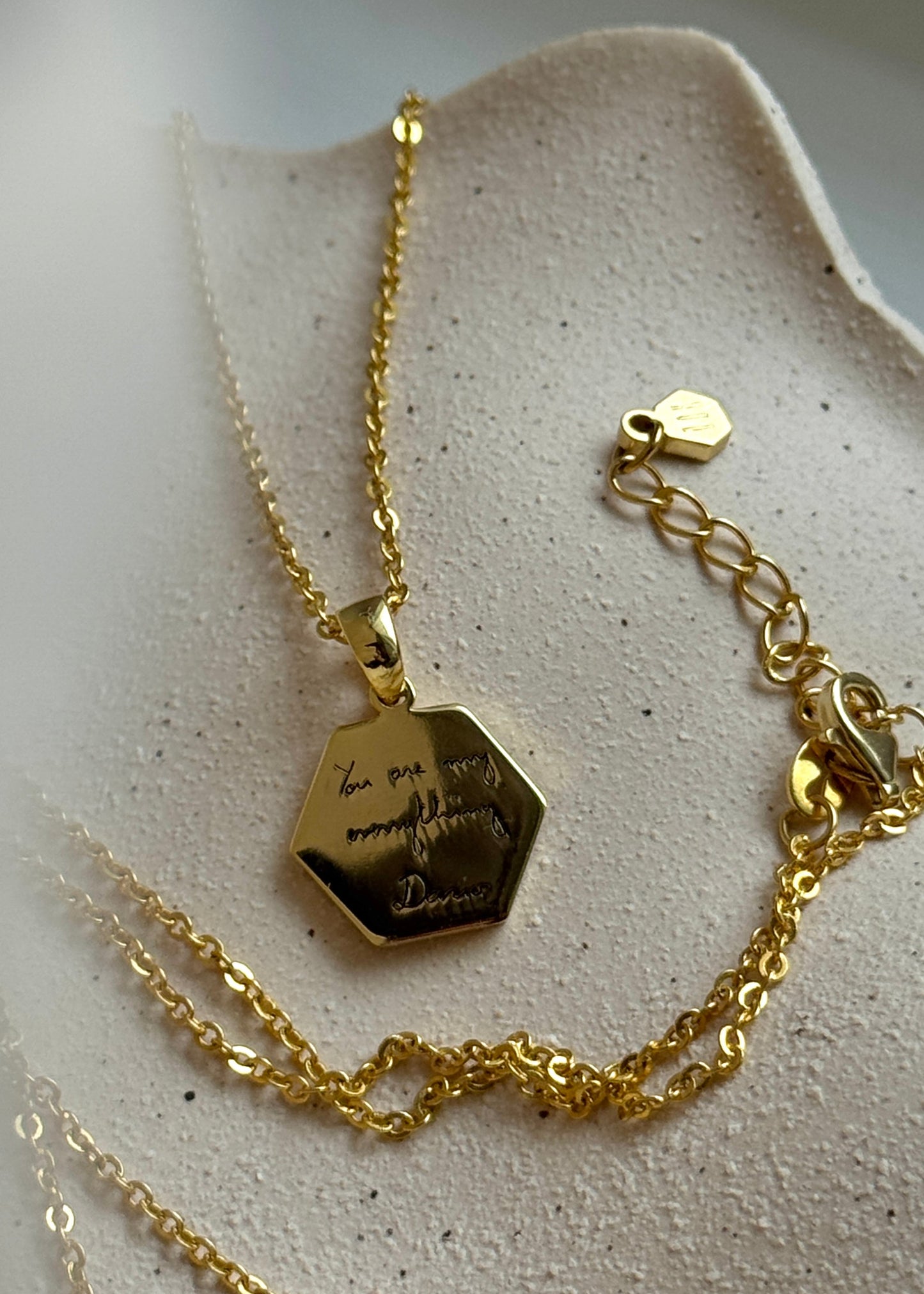 Elara Necklace — Handwriting