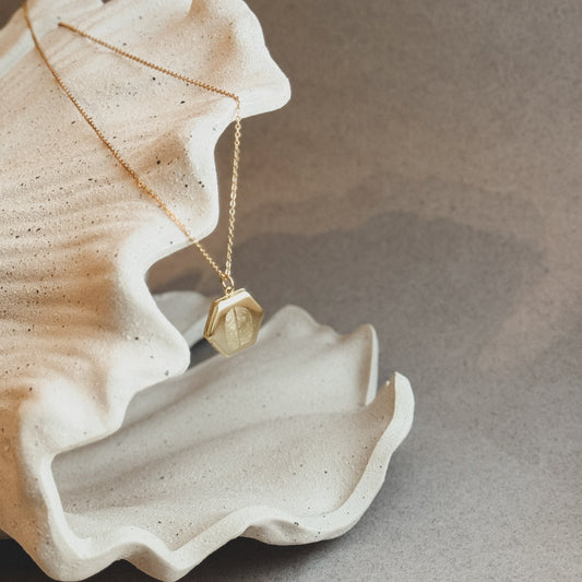 Maelle Locket – Double Fingerprints