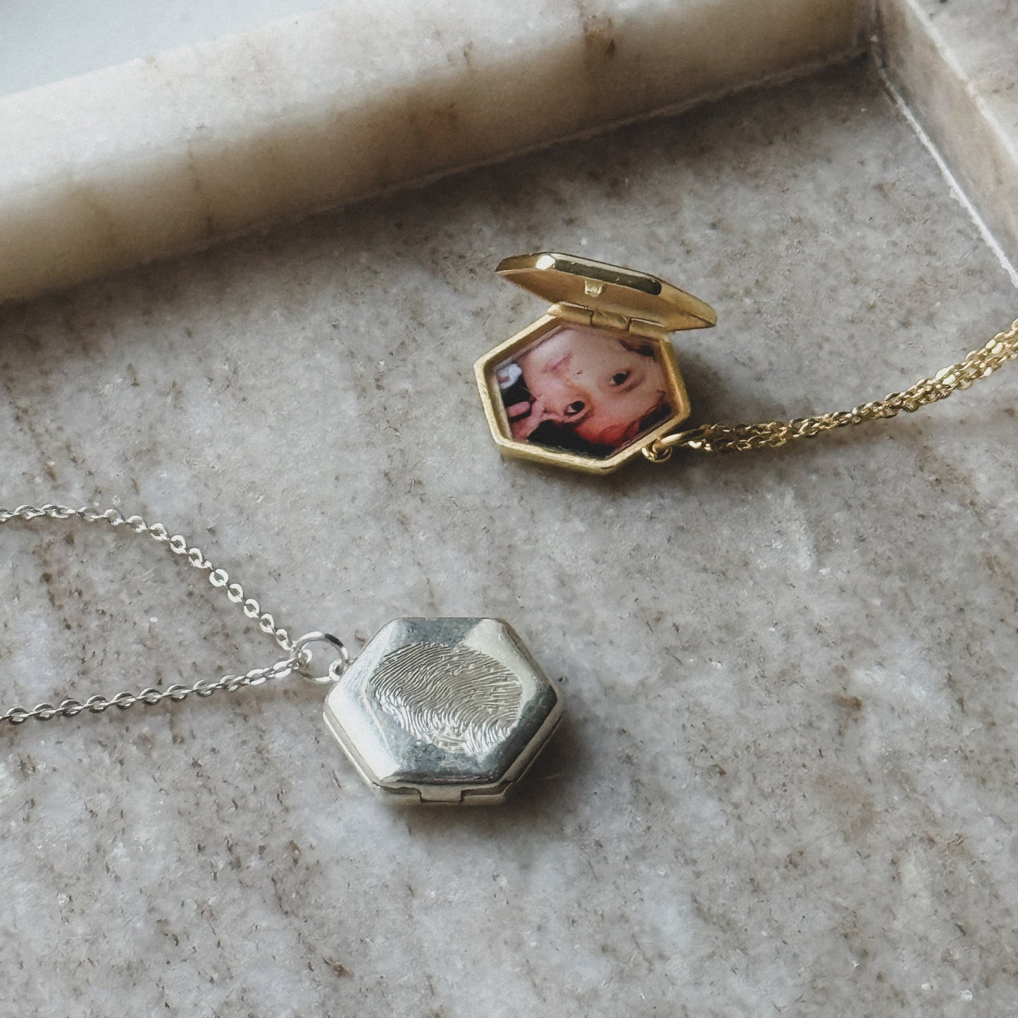Aurelia Necklace — Photo Engraving