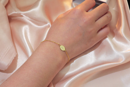 Mani Bracelet — personalized engraved jewelry by Chapters of Joy