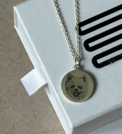 Aurelia Necklace — Photo Engraving