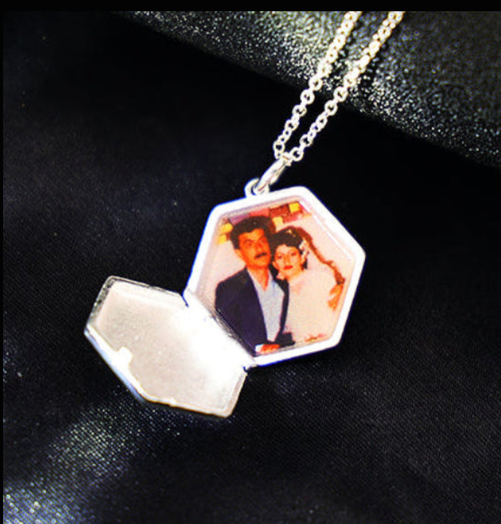 Aurelia Necklace — Photo Engraving