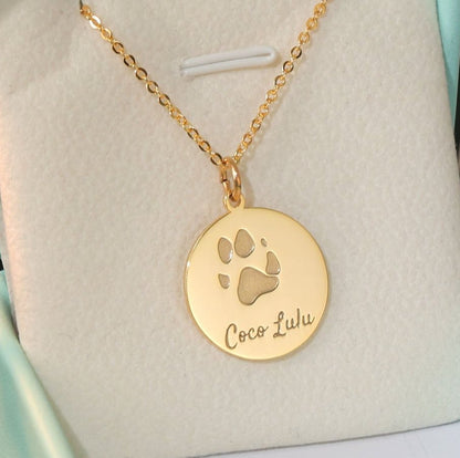Aurelia Necklace – Paw Print