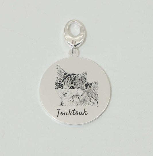 Aurelia Necklace — Photo Engraving